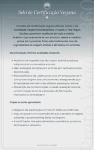 Selo de Certificacão Vegana